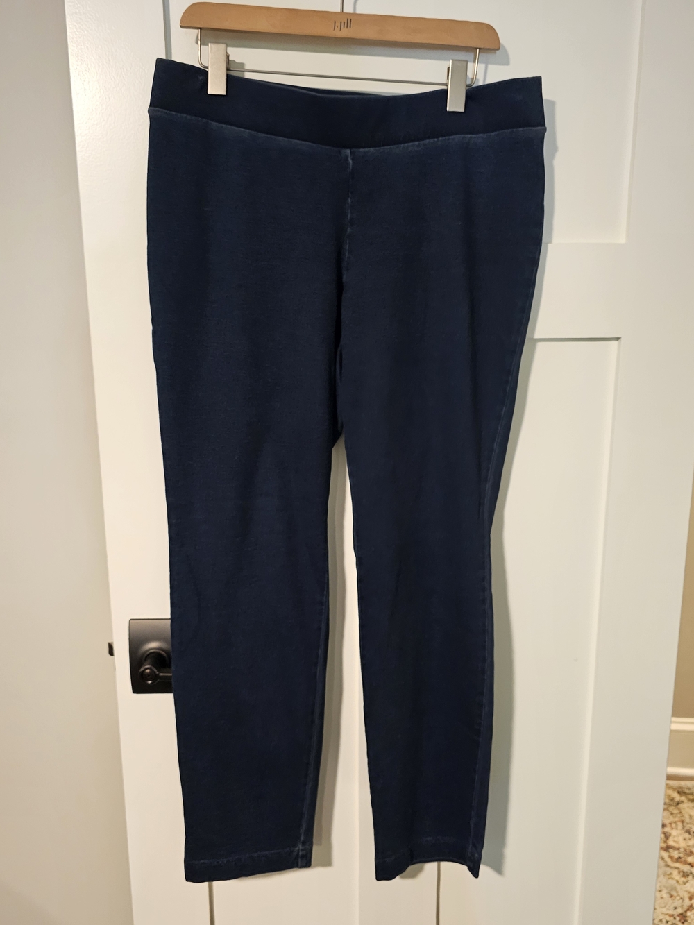 J.Jill Pure Jill Women's Navy Pull-On Crops